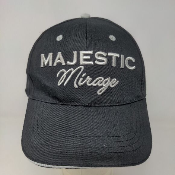Majestic Punta Cana Men's Slideback Hat Black Embroidered Resort Logo - Picture 2 of 6